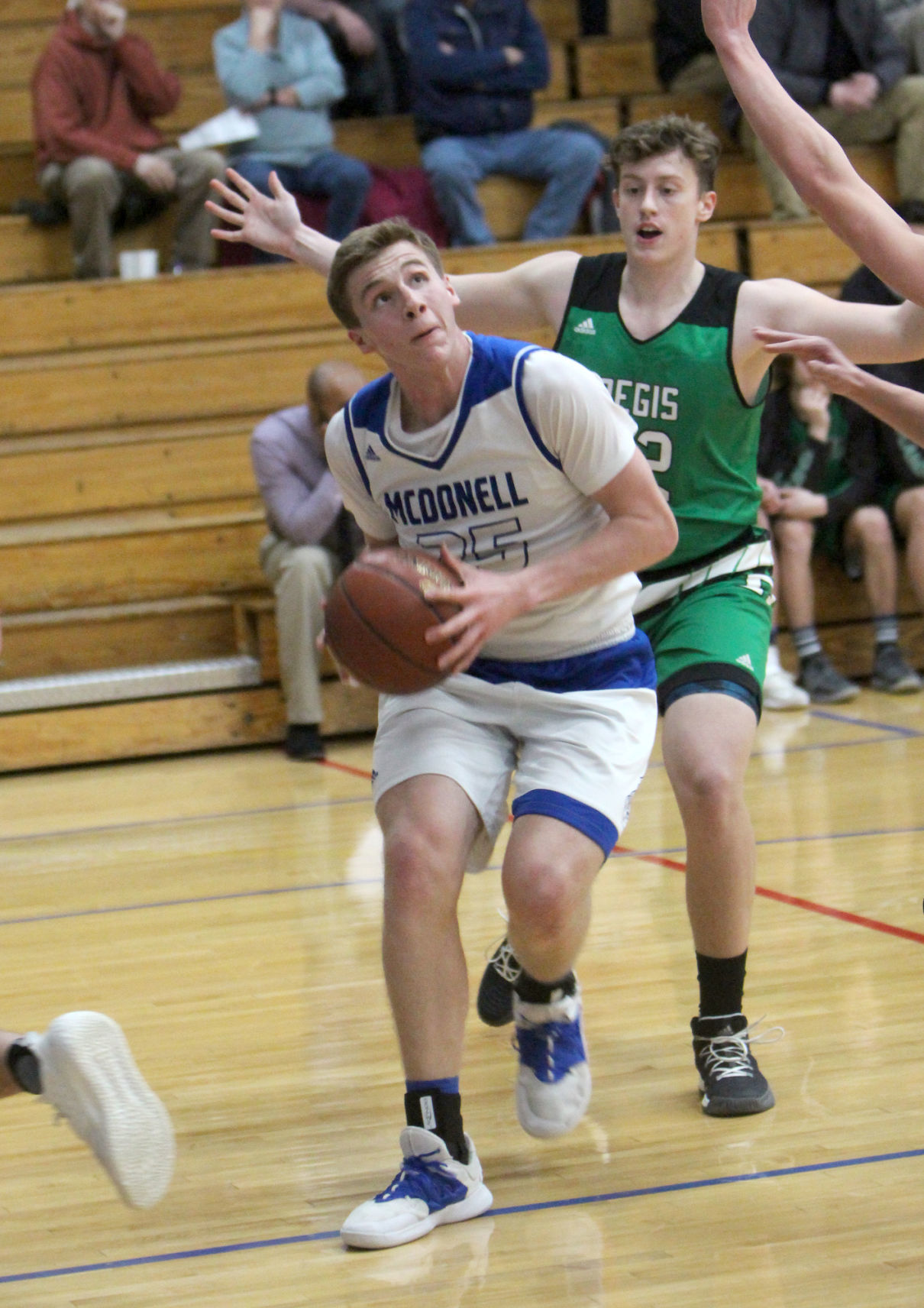 Eau Claire Regis at McDonell boys basketball 2-13-19